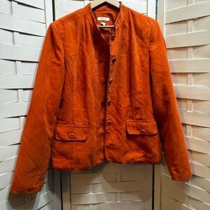 Dressbarn Burnt Orange Blazer